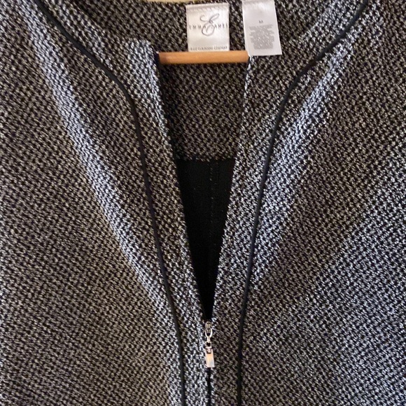 Emma James - Liz Clairborne - zippered blazer jacket - size medium - Picture 3 of 6